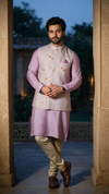 Lilac purple jacket set