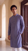 Embroidered front patch kurta set